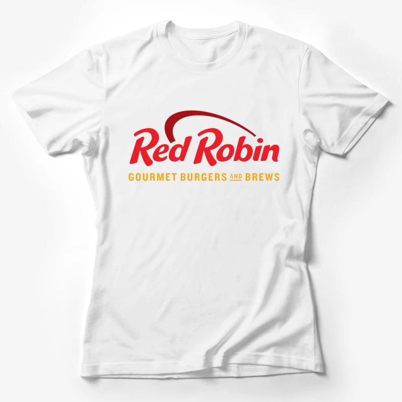 Red Robin Gourmet Burgers and Brews Restaurant Logo Female T-Shirt