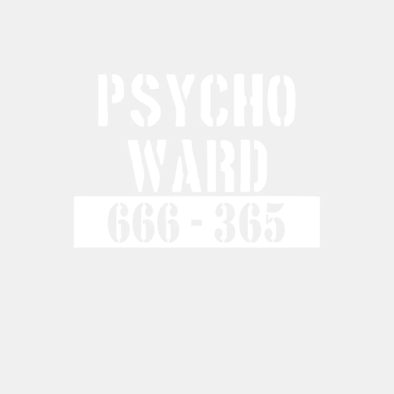 Psycho Ward  Funny  fancy dress horror Halloween mental health Male Tank Top