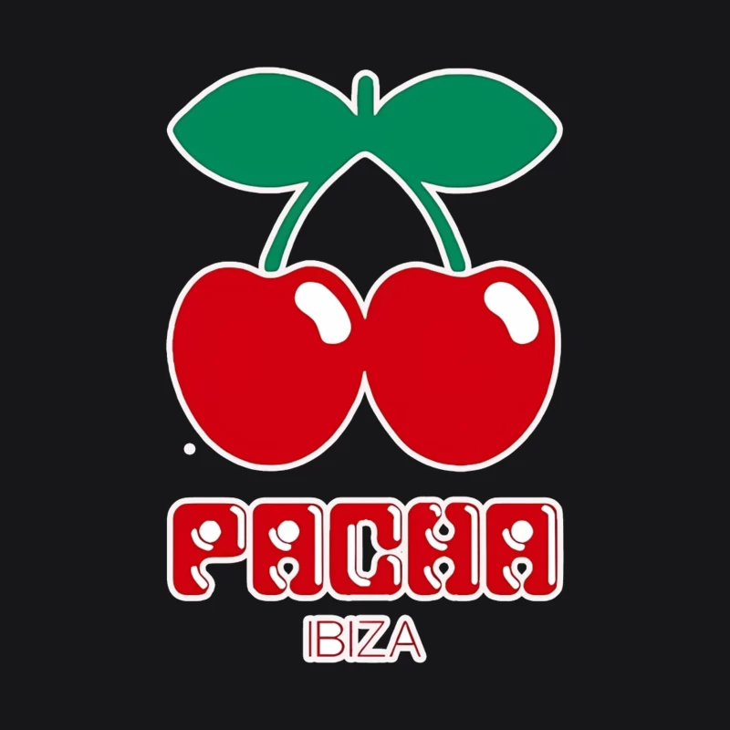 Pacha Ibiza Nightclub's Iconic Cherry Logo Male Pullover Hoodie