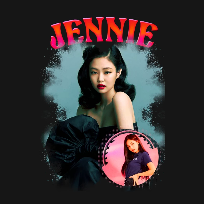 Stylish Portrait of Jennie Male Long Sleeve T-Shirt