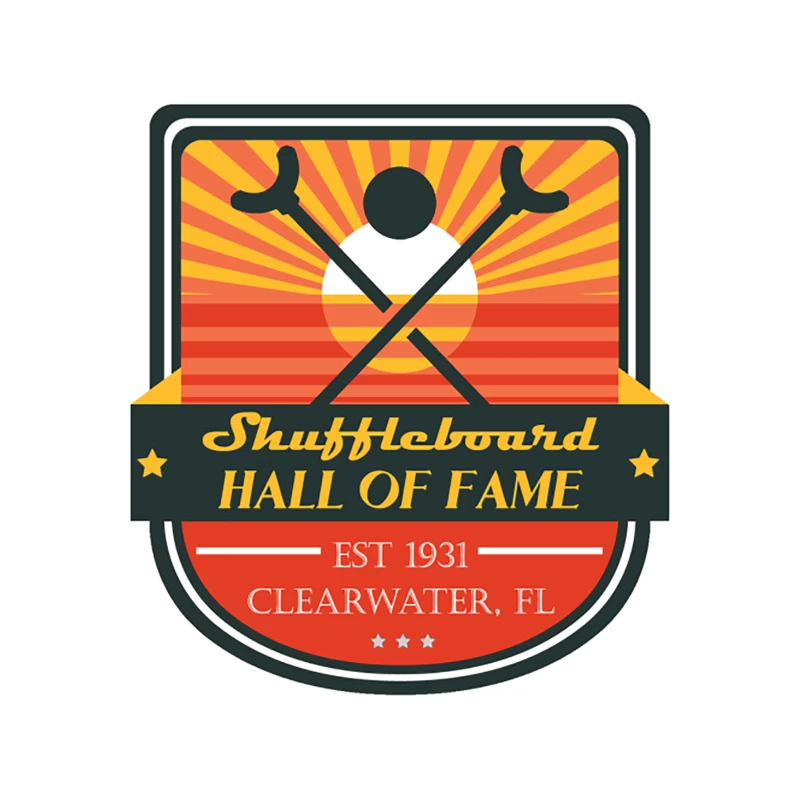 Shuffleboard Hall of Fame Tapestry
