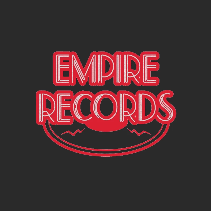 Vintage Empire Records Red Logo Design Baseball Cap