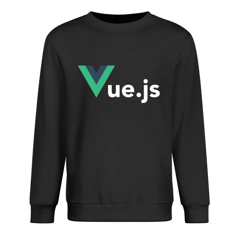 Vue.js JavaScript Frontend Framework Logo Male Pullover Sweatshirt