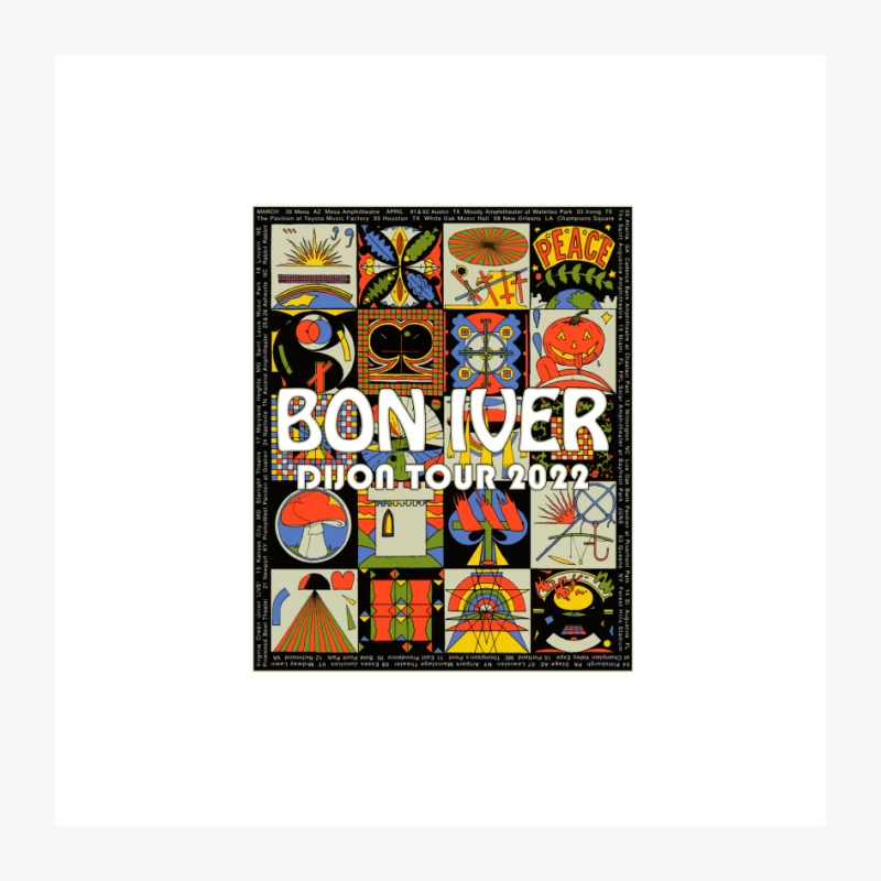 1 BON IVER DIJON TOUR 2022 Pin