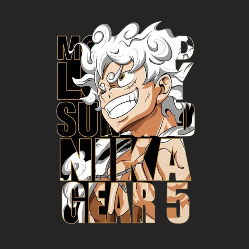 Monkey D. Luffy Gear 5 Design Damen Pullover Sweatshirt