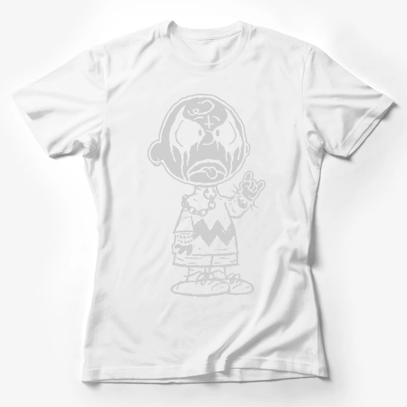 Clown Character Illustration Female T-Shirt