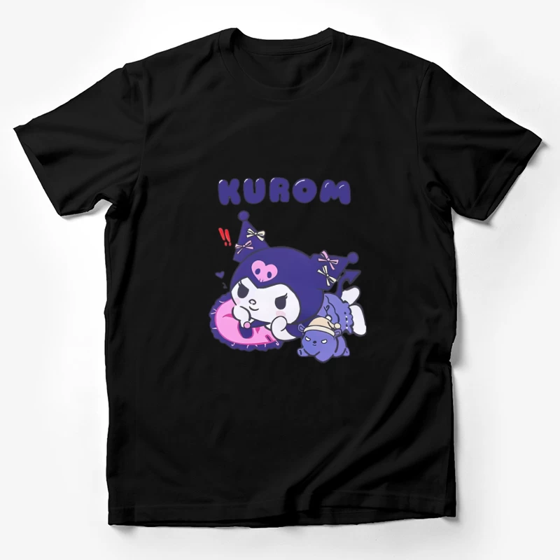 Illustration Kawaii de Kuromi avec Donut Homme T-Shirt