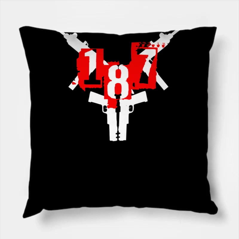 178 pistol Throw Pillow