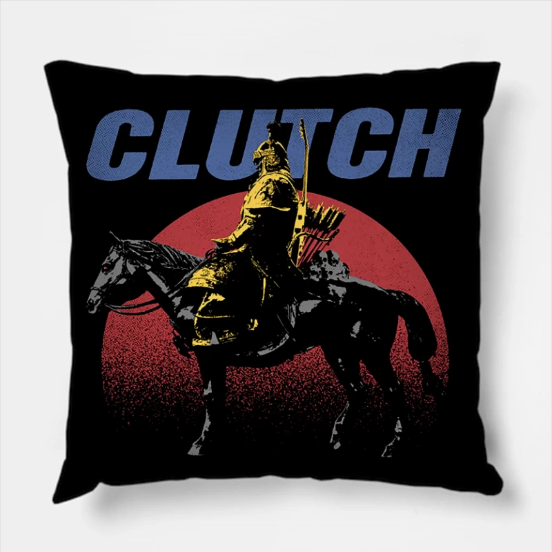 Clutch Warrior Throw Pillow