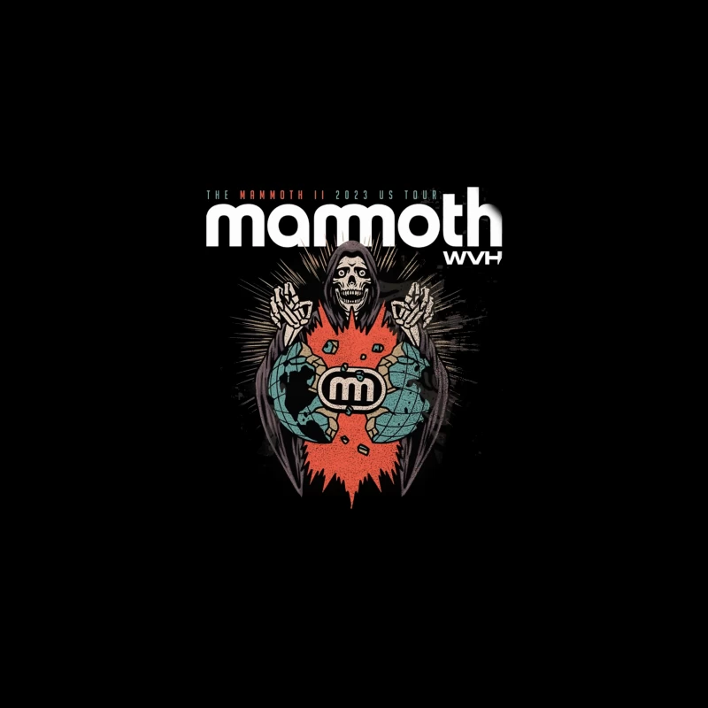 Mammoth Metal Festival 2023 Dark Gothic Poster Design Travel Mug