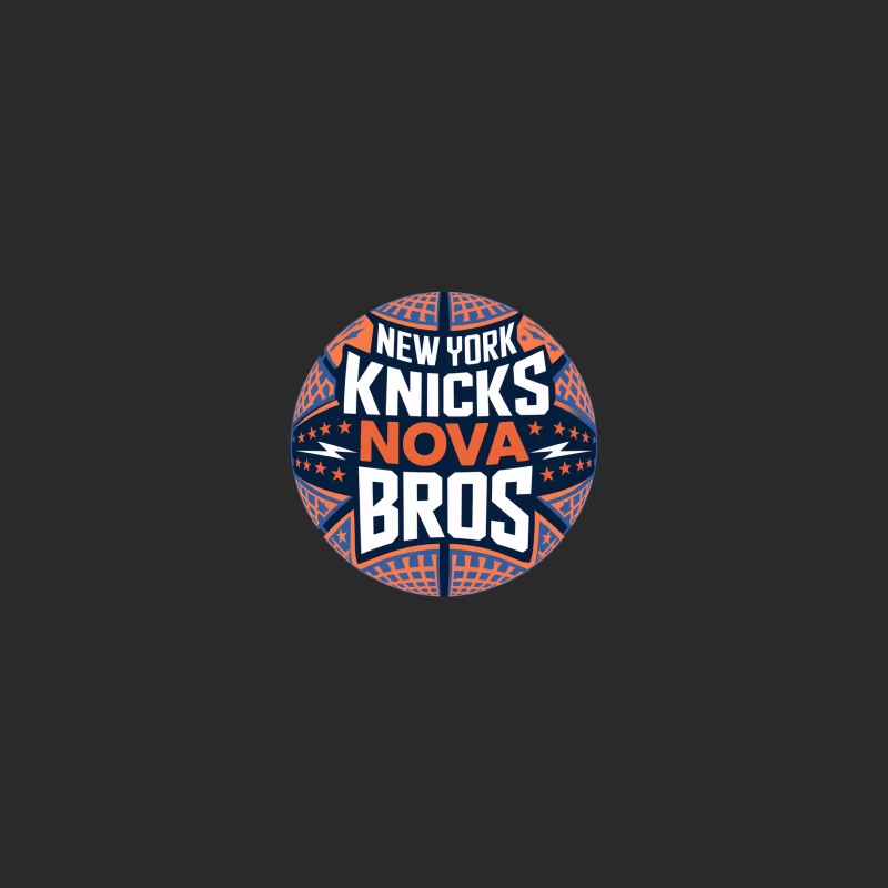 New York Knicks Nova Bros Basketball Team Logo Baseball Cap