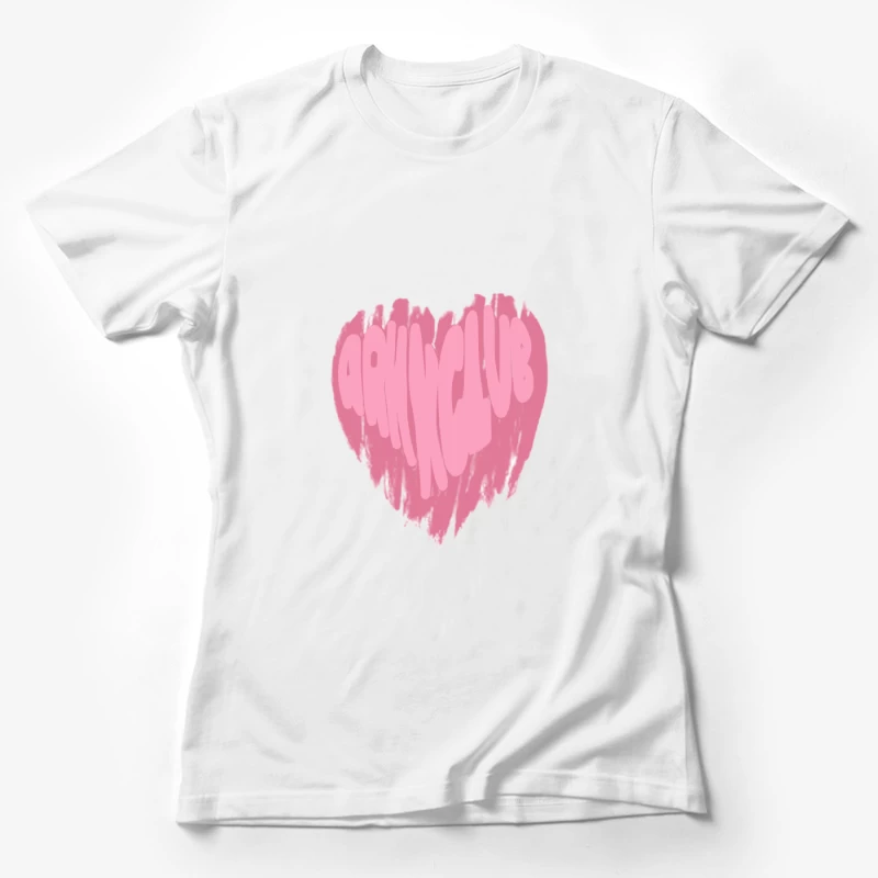 Rosa Herzdesign mit Wort 'ARMYCLUB' Damen T-Shirt