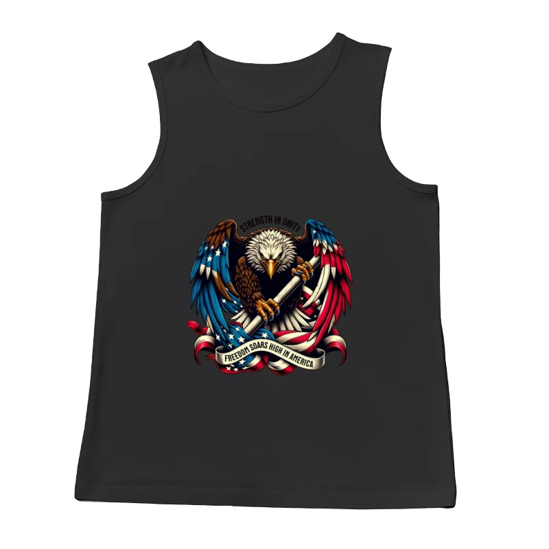 Adler und Freiheit in Amerika Herren Tanktops