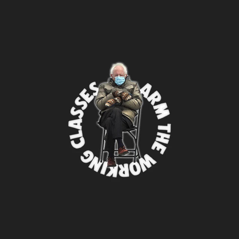 Arm The Working Classes  Bernie Meme Design Bucket Hat