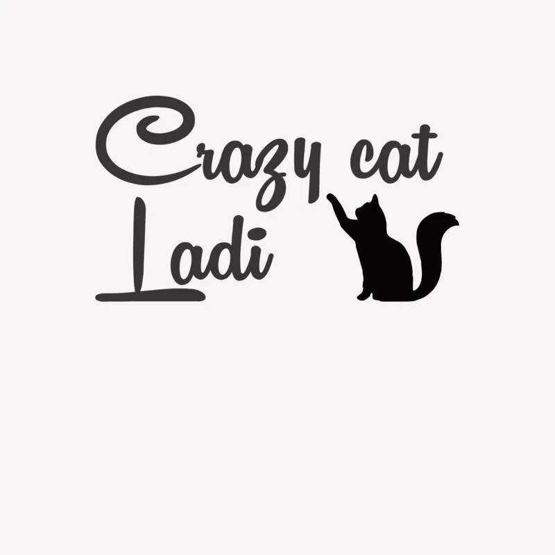 CRAZY CAT LADY Female T-Shirt