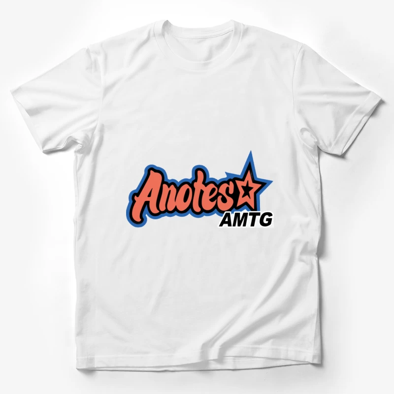 Anotes Logo Design mit Stern Herren T-Shirt
