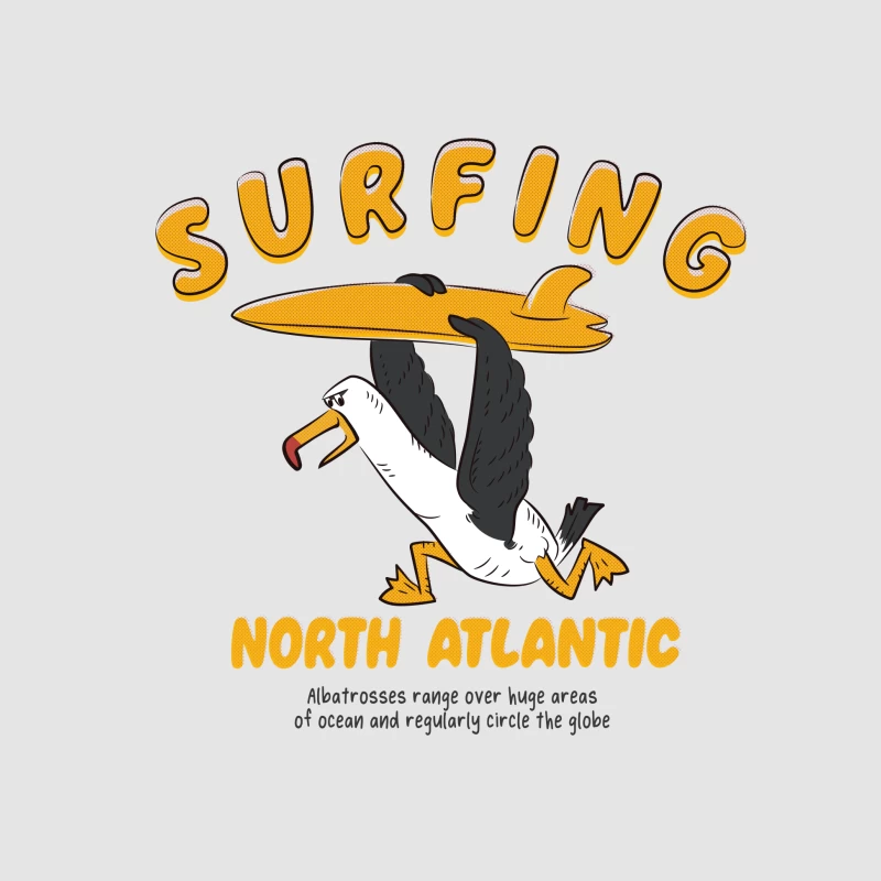 Surfing Adventure in the North Atlantic Male Pullover Hoodie