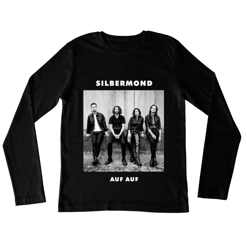 German Rock Band Silbermond - Black and White Promotional Photo Female Long Sleeve T-Shirt