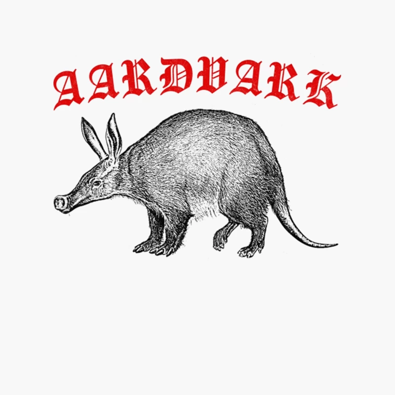 AARDVARK  Snouty beast fan art design Cotton Tote Bag