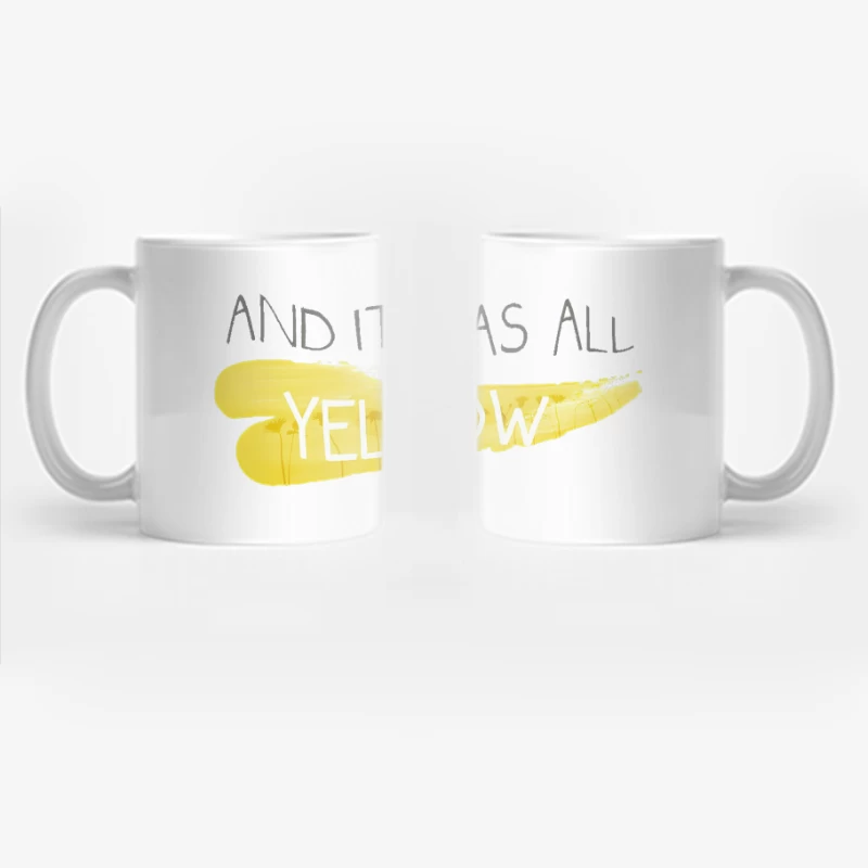 Coldplay Lyrics Yellow Coffee Mug