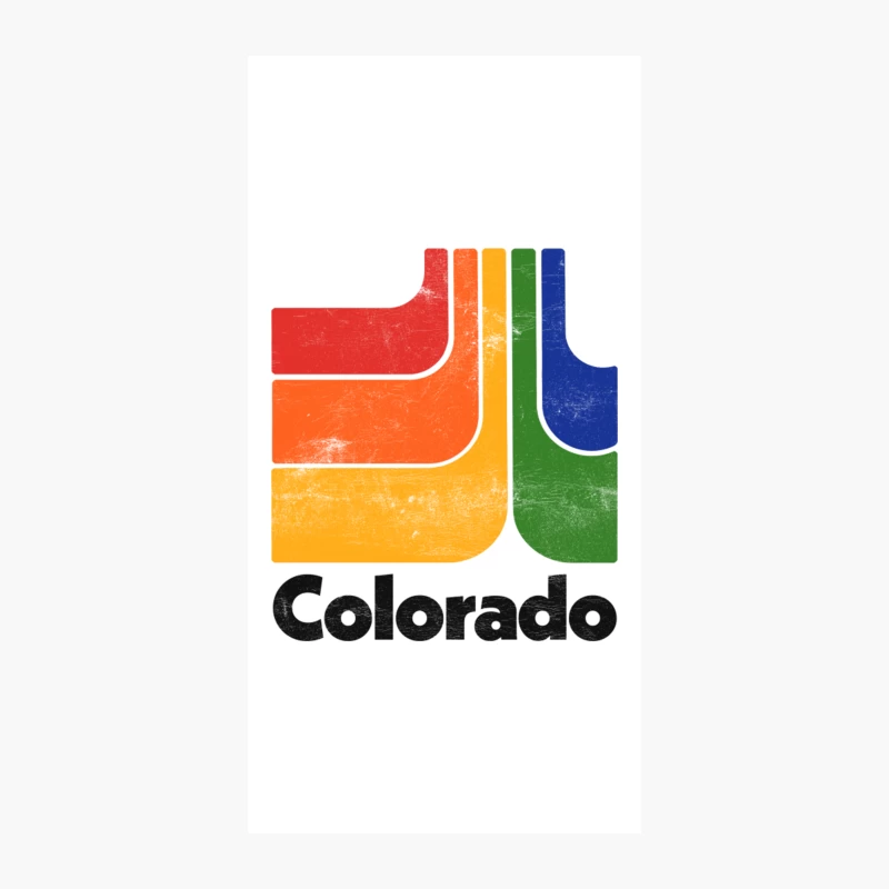 Colorado   Original Minimalist Style Retro Graphic Design iPhone Case