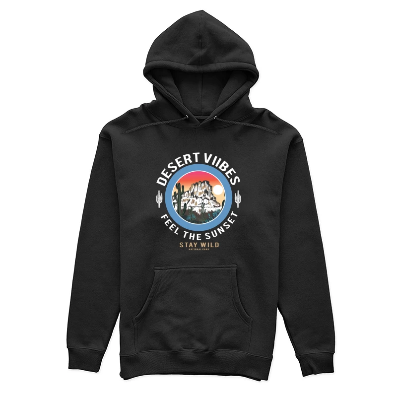 Wüstenstimmung und Sonnenuntergang Damen Pullover Hoodie