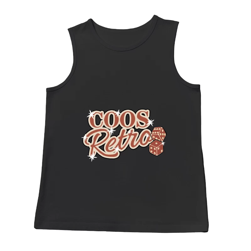 Retro-Spielewürfel-Design Herren Tanktops