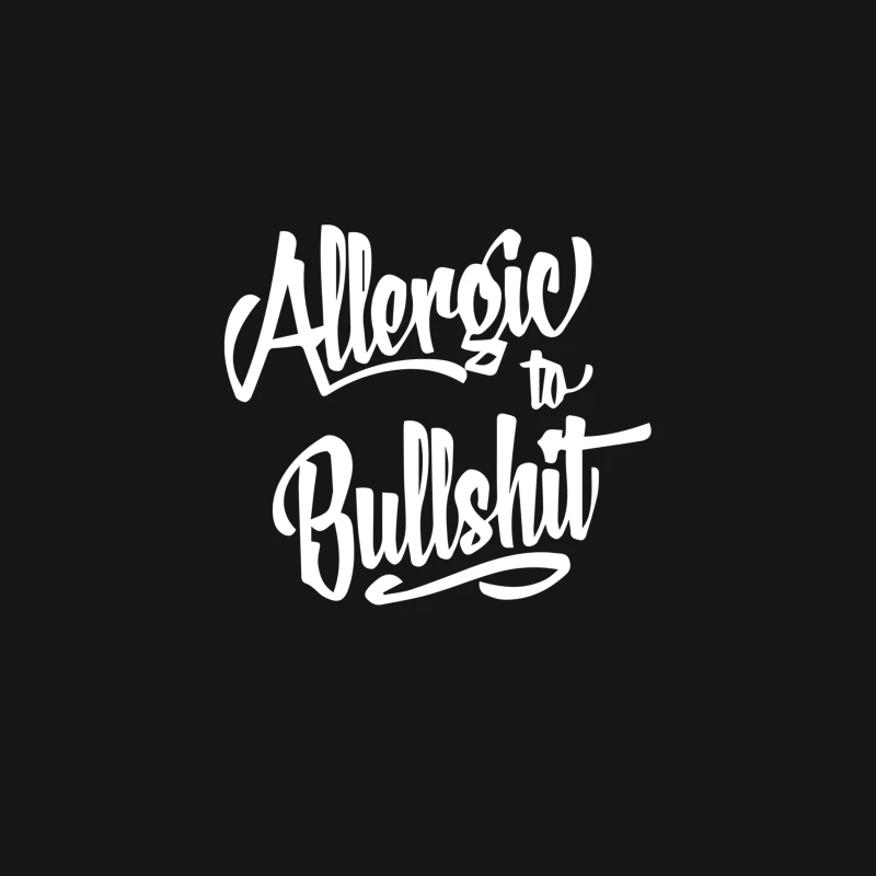 Allergic To Bullshit Desk Mat