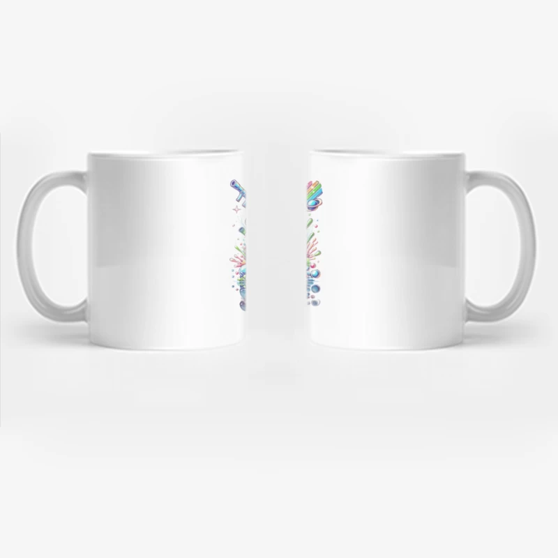 Retro Neon Sailor Fantasy Art Coffee Mug