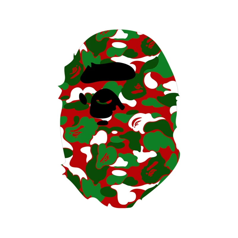 A Bathing Ape Camo Big Ape Head 2016 Tapestry