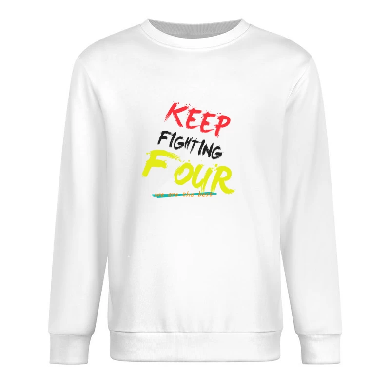 Motivierendes Zitat für Stärke Herren Pullover Sweatshirt