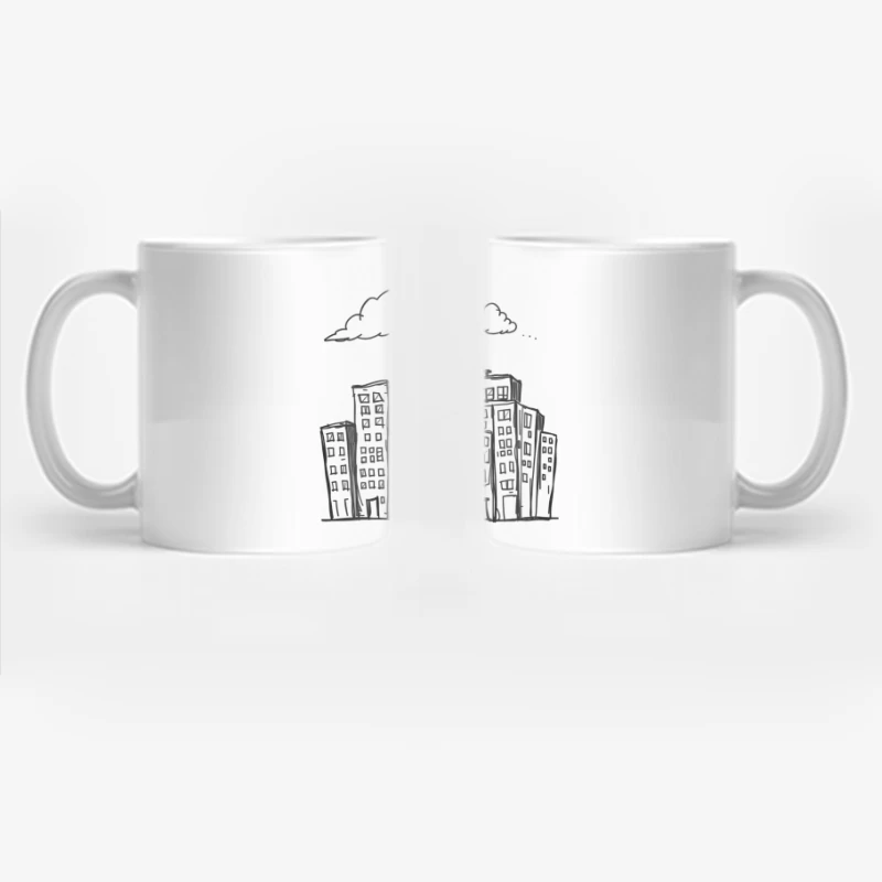 Cityscape at Night Coffee Mug