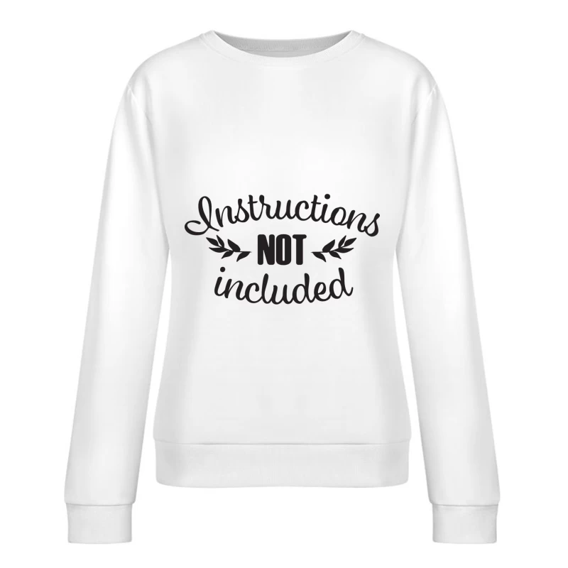 Design sans instructions artistiques Femme Sweat-shirt à enfiler