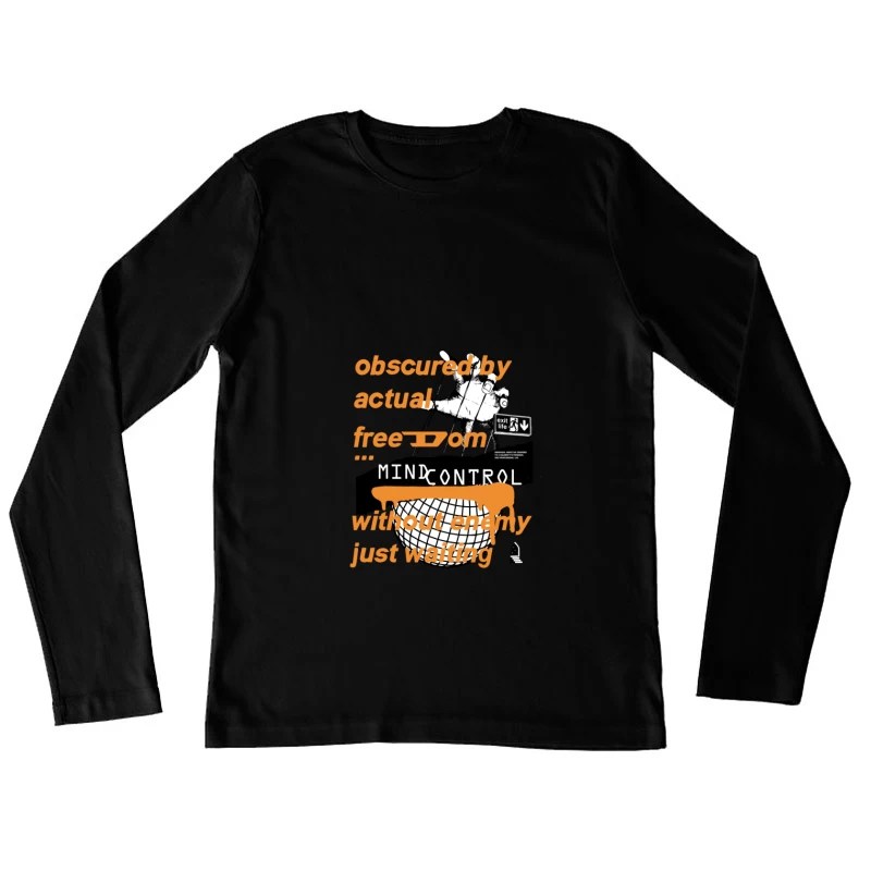 Gedankenmanipulation und Freiheit Damen Langarm T-Shirt