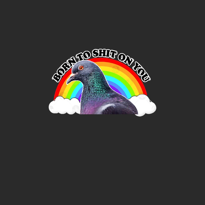 Born To Sht On You - Humorous Pigeon Design Baseball Cap