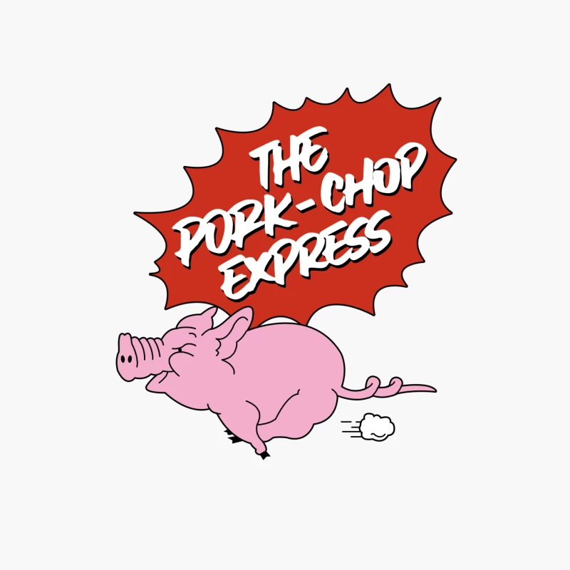 The Pork-Chop Express Logo Cotton Tote Bag