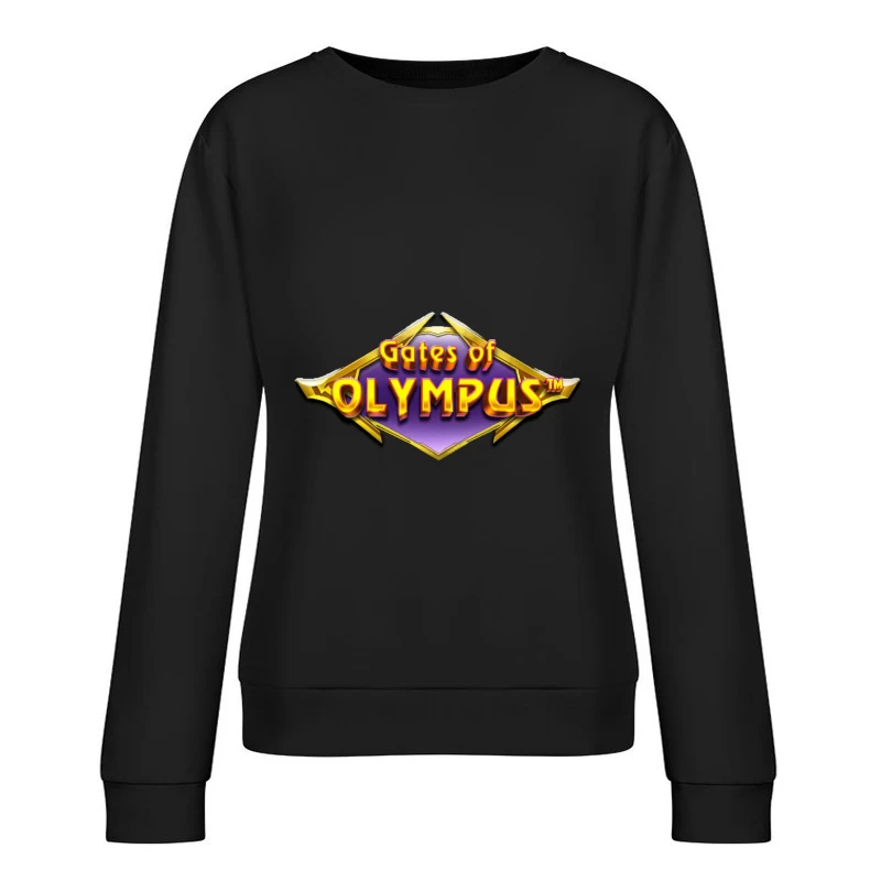 Gates of Olympus Video Game Slot Machine Female Pullover Sweatshirt