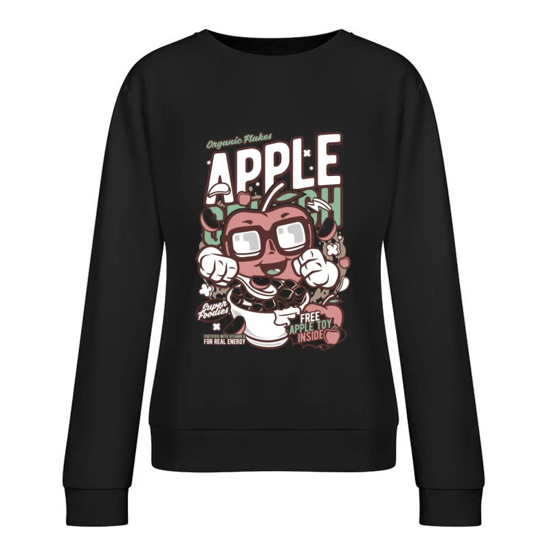 Céréales Pomme Croquante avec Jouet Gratuit Femme Sweat-shirt à enfiler