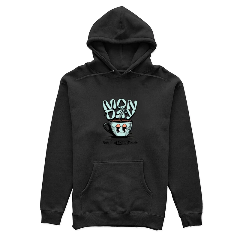 Illustration de tasse de café du lundi matin Femme Sweat à capuche