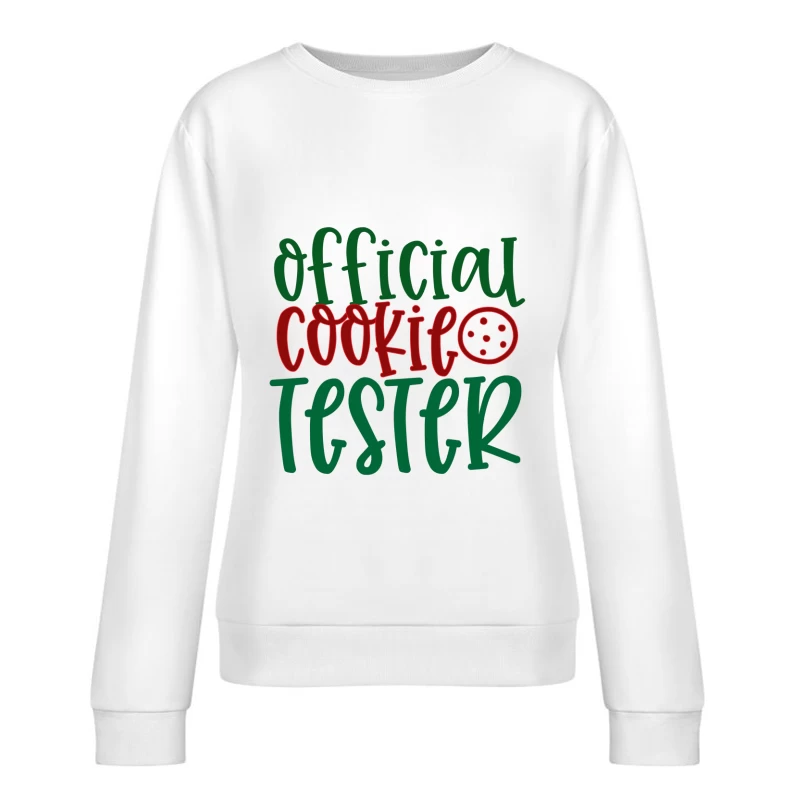 Testeur Officiel de Cookies Femme Sweat-shirt à enfiler