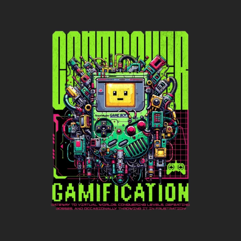 Retro-Gaming mit Gamification-Design Herren Pullover Sweatshirt