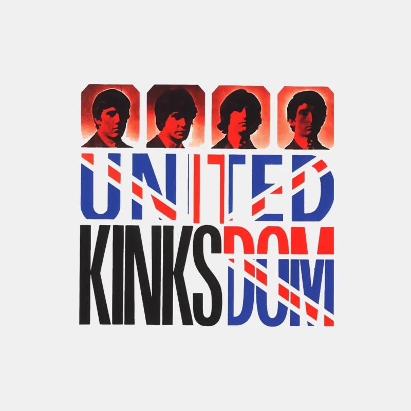 The Kinks United Kingdom Pop Art Album Cover Design Male Tank Top