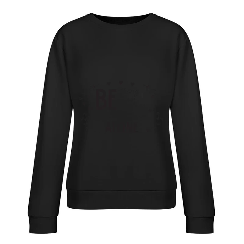Motivation et Encouragement Floral Femme Sweat-shirt à enfiler