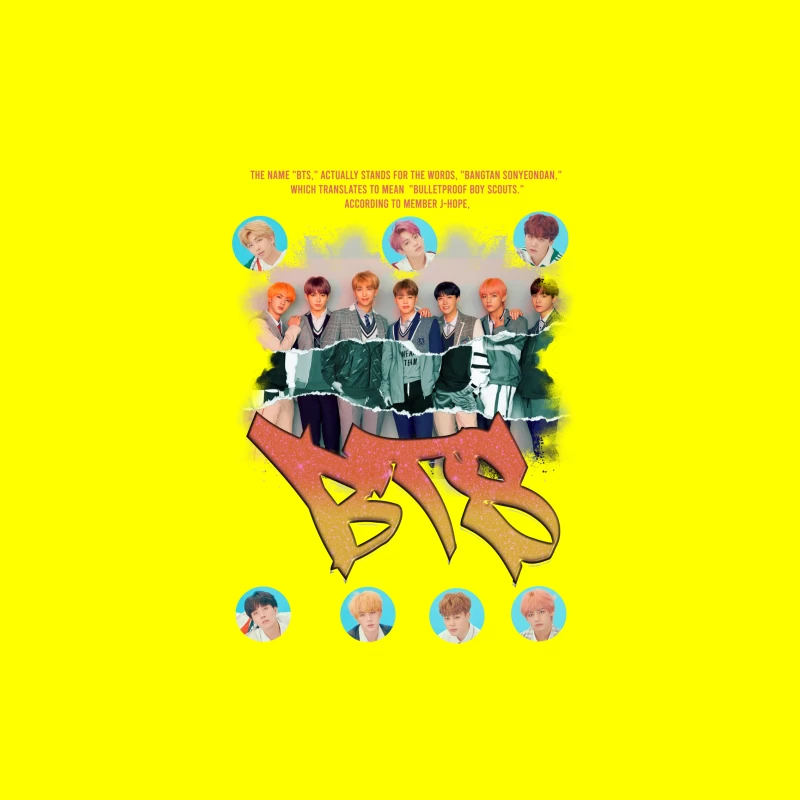 BTS: The Iconic K-Pop Boy Band iPhone Case