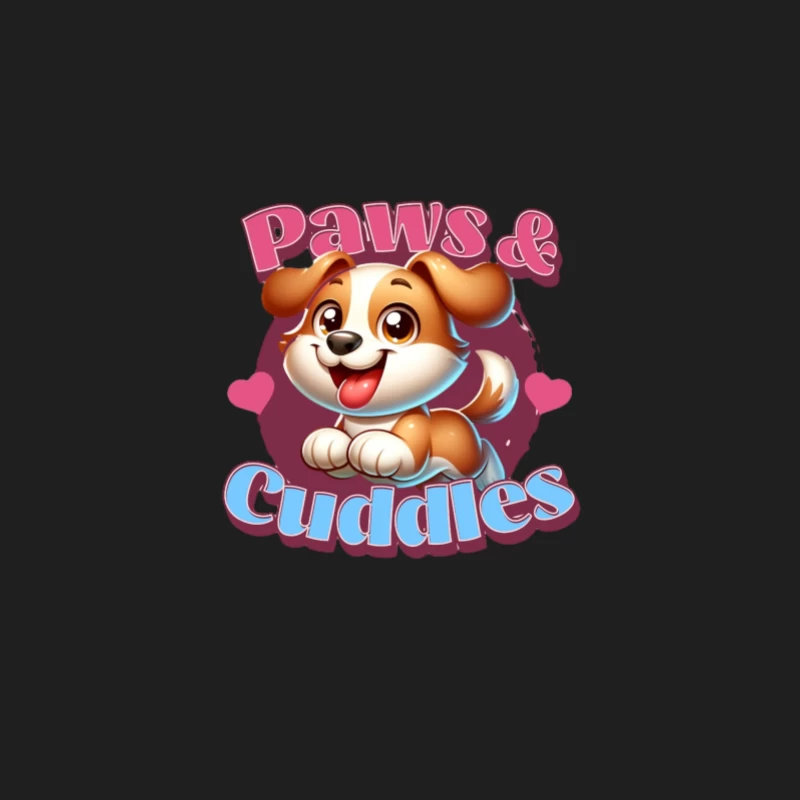 Pattes et Câlins - Logo Mignon de Chien Homme Débardeur