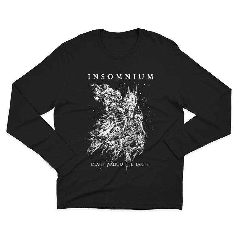 Insomnium Death Walked The Earth Male Long Sleeve T-Shirt