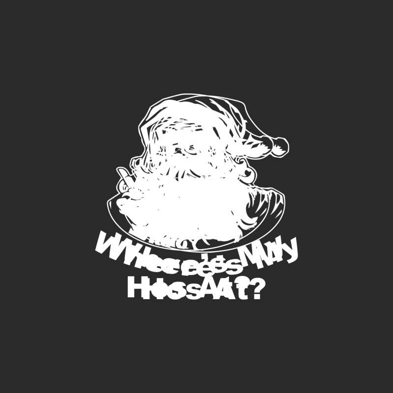 Wheres My Hos At Santa Claus Baseball Cap