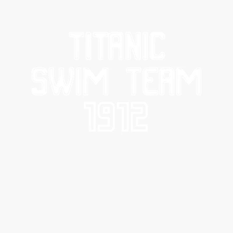 Titanic Swim Team 1912 Funny Cotton Tote Bag