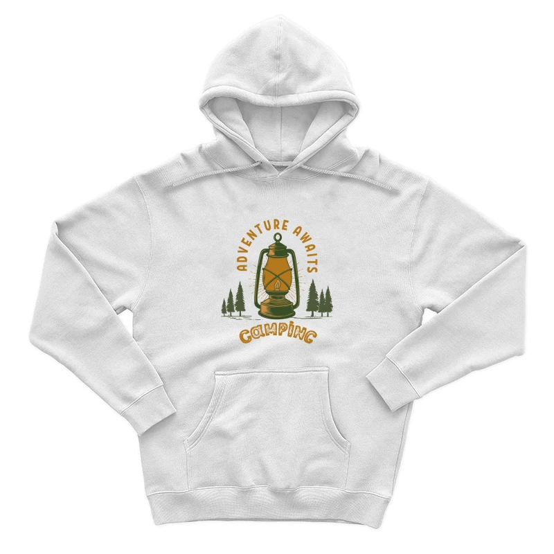 Campingabenteuer mit Laternenlicht Herren Pullover Hoodie