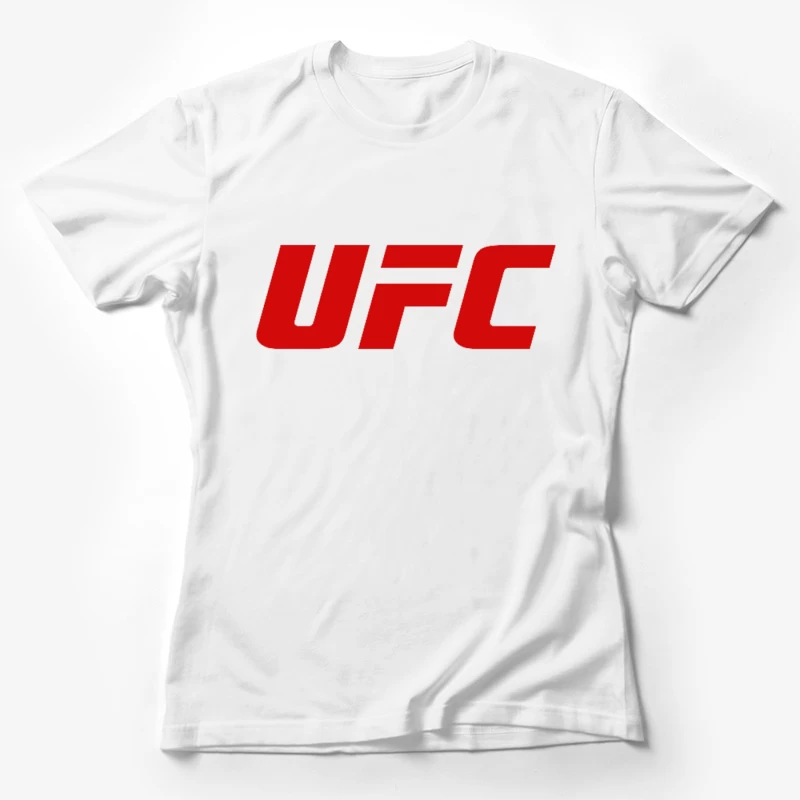 UFC (Ultimate Fighting Championship) Official Red Logo Female T-Shirt